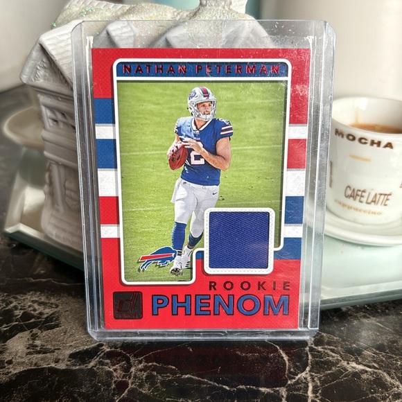 3 Nathan Peterman Patch Sports Cards - Picture 3 of 3